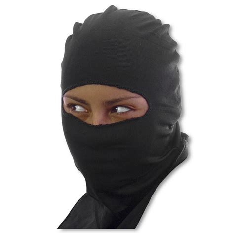 Ninja Face Mask Black Ski Mask Stretch Ninja Hood