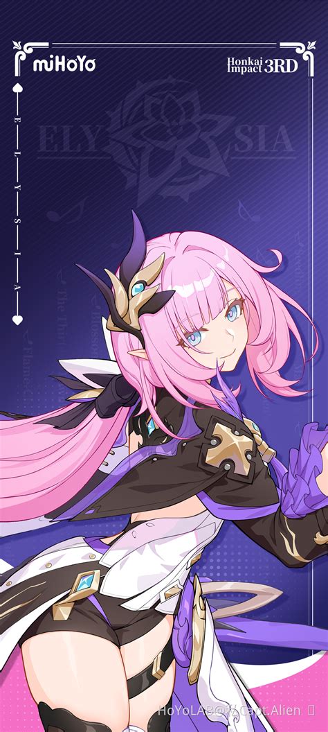 Wallpaper Miss Pink Elf Elysia 🌸 Honkai Impact 3rd Hoyolab