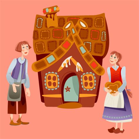 Hansel And Gretel Silhouettes Illustrations Royalty Free Vector