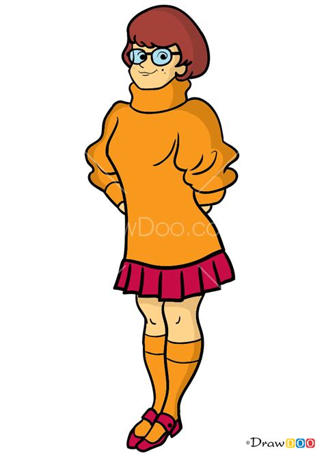 How To Draw Velma Dinkley 2 Scooby Doo