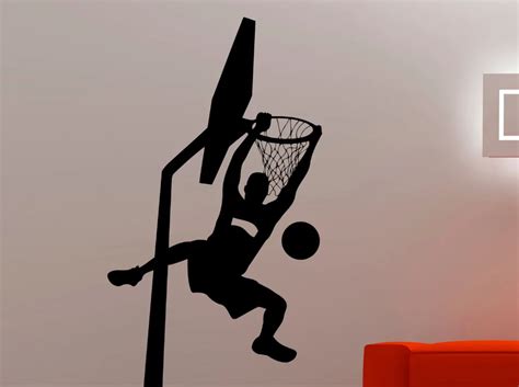 Dsu Slam Dunk Basketball Wall Decals Sports Vinyl Art Home Interior