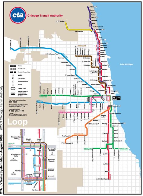 Chicago Metro Map Subway Chicago Map Chicago Metro Chicago