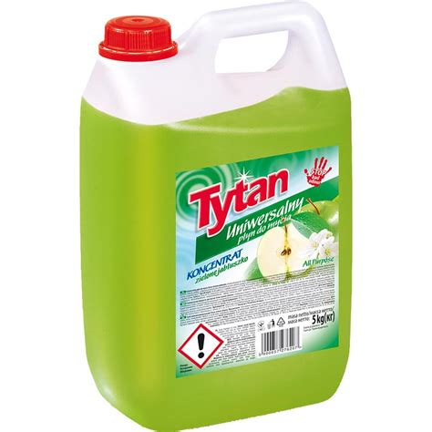 Tytan płyn uniwersalny 5kg jabłko CzystySklep pl