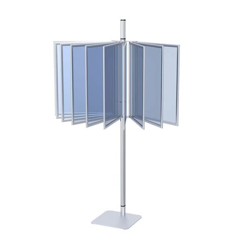 24 X 36 Poster Display Rack Floorstand Silver In 2022 Poster Display