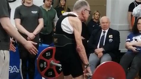 86 year old powerlifter brian winslow 60kg sets deadlift record of 77 5 kilograms 170 8