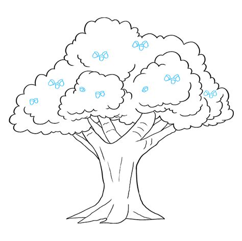 How To Draw An Oak Tree Really Easy Drawing Tutorial Oak Tree