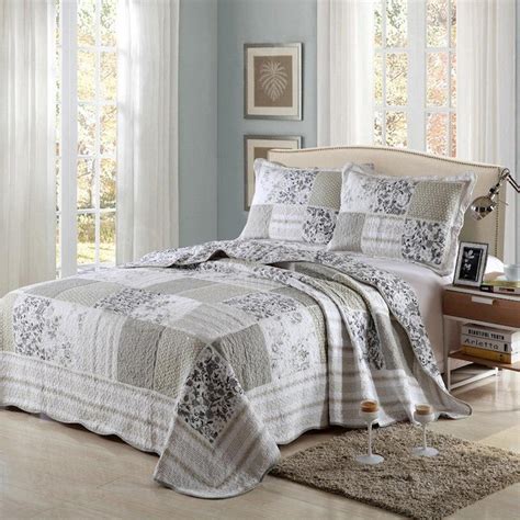 Buy Luxury 100 Cotton Coverlet Bedspread Set Quilt Queen King Size