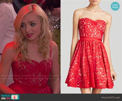 Wornontv Emmas Red Lace Dress On Jessie Peyton List Clothes And