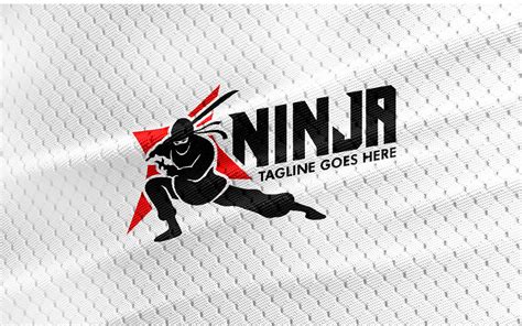 Premade Ninja Logo For Sale Stylish Ninja Logo Lobotz Ltd