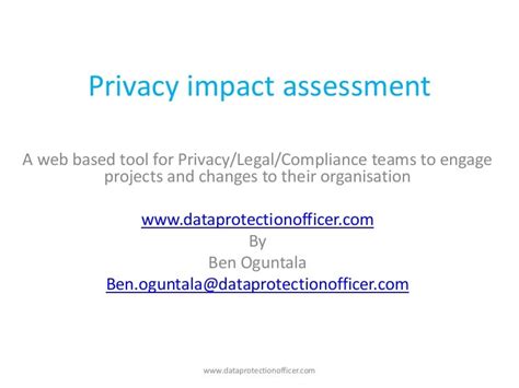 Privacy Impact Assessment Final