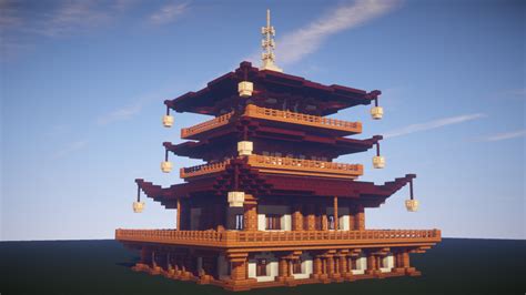 Japanese Temple Ph Minecraft Map