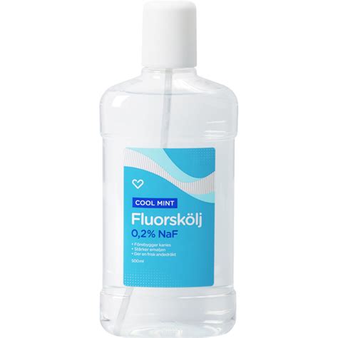 Hjärtats Fluorskölj Cool Mint 500 Ml Apotek Hjärtat