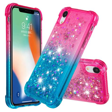 Iqd Glitter Case For Iphone X Xr Xs Max Cover Girls Women Cute Tpu 6 6s