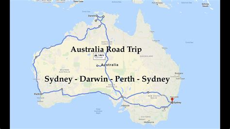 Australia Road Trip 14k Drive Day 1 Part 3 Sydney Darwin Perth