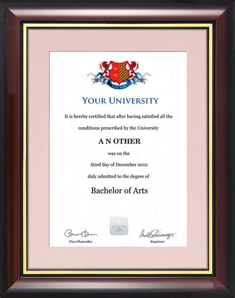 Queen Mary University Of London Traditional Degree Display Frame