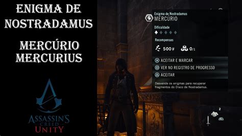 Assassin s Creed Unity Enigma de Nostradamus Mercúrio Mercurius YouTube