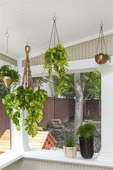 17 Wonderful Front Porch With Hanging Plants Ideas Porch