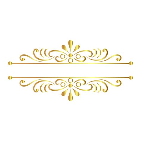 Golden Floral Border Vector Hd Png Images Free Golden Floral Lace