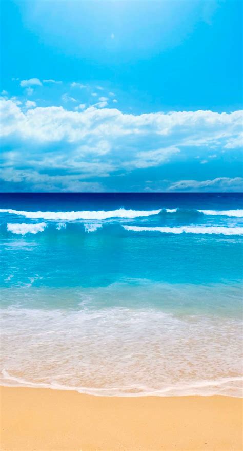 Landscape Sea Blue Sky Wallpapersc Iphone8plus