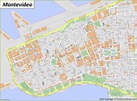 Mapa de Montevideo | Uruguay | Mapas Detallados de Montevideo