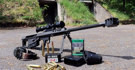 Barrett M95 Bolt Action Bullpup Rifle In Caliber 50 Bmg With The Big