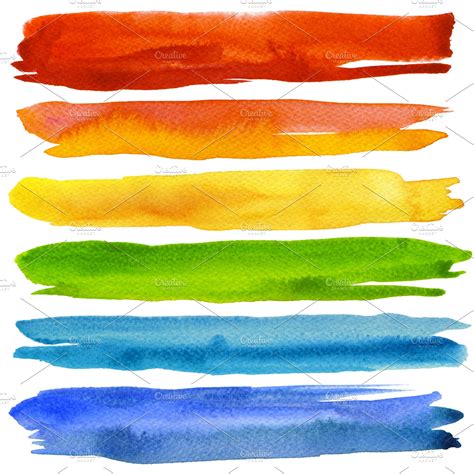 Watercolor Brush Strokes High Quality Abstract Stock Photos