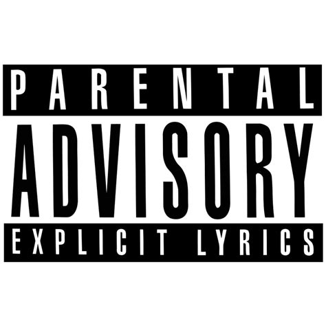 Top 10 Parental Advisory PNG Transparent Logo - 123PNGDownload
