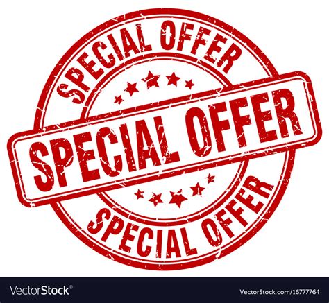 Special Offer Royalty Free Vector Image Vectorstock