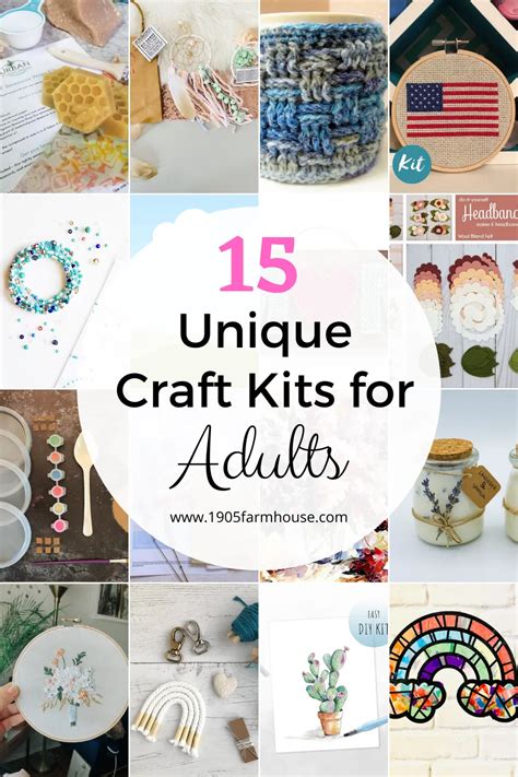 15 unique craft kits for adults diy kits t unique crafts monthly craft kits