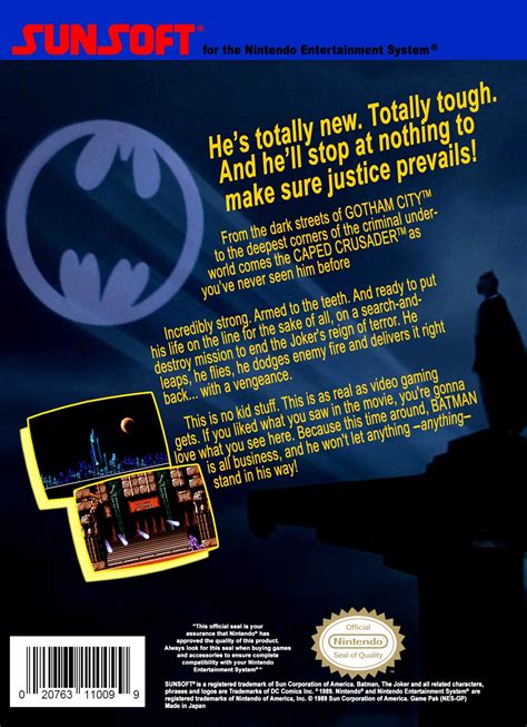 Play Batman The Video Game For Nes Online ~ Oldgamessk