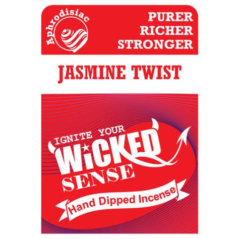 wicked sense usa jasmine twist stick incense stickswicked sense usa