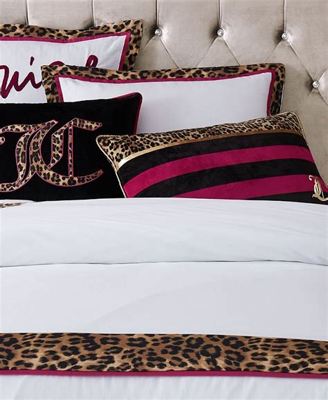 Juicy couture velvet 3 piece queen comforter set reviews home. Juicy Couture Regent Leopard 3-Piece King Comforter Set ...