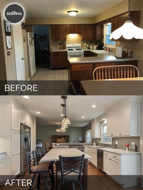 Scott And Anns Kitchen Before And After Pictures Sebring Design Build