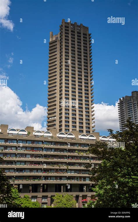 Barbican Residential Estate City Of London Uk Stock Photo Alamy