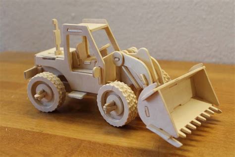 Cnc Plans And Free Dxf Of My Front End Loader Jigsaw