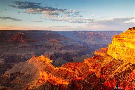 Matteo Colombo Photography Sunset Over Grand Canyon South Rim Usa