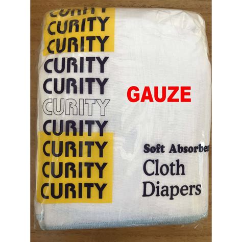 12 Pcs Curity Gauze Lampin Curity Gauze Baby Cloth Diaper Shopee