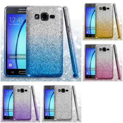 For Samsung Galaxy On5 Phone Glitter Hybrid Tpu Gradient