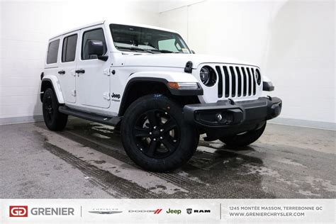 New 2020 Jeep Wrangler Unlimited Sahara Altitudev6nav White 54271