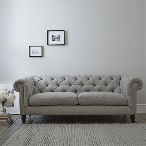 Hampstead Sofa Wool 2 Colours From The White Company Grey Furniture