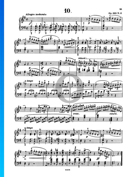Sonatina In G Major Op 168 No 6 Partitura Anton Diabelli Piano