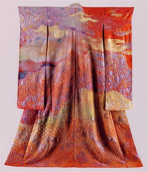 Textile Arts Resource Guide Kimono As Art The Landscapes Of Itchiku
