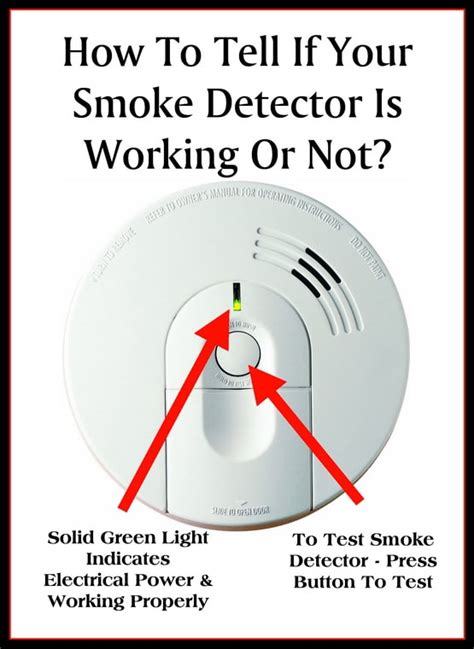 My smoke alarm detector has been beeping and chirping every 30 seconds. Is My Smoke Detector Working? - LED Light Indications