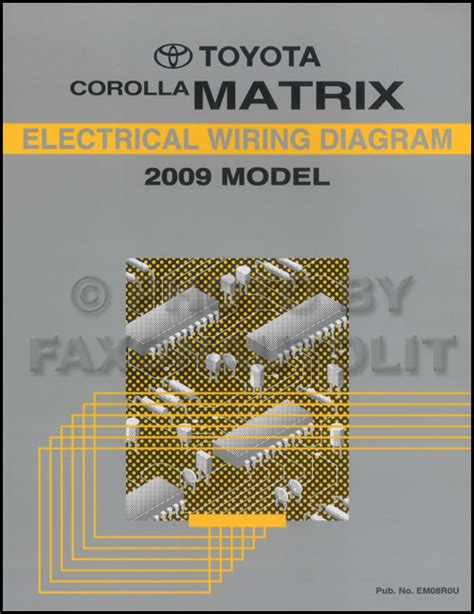 Aftermarket stereo power & speakers wires. 2009 Toyota Matrix Wiring Diagram Manual Original