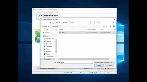 Xlsx Open File Tool Manual Youtube