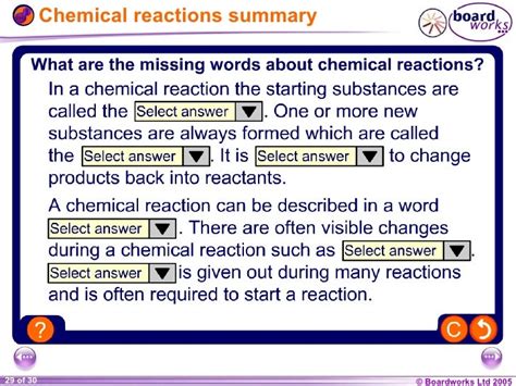 Simple Chemical Reactions Chemistry