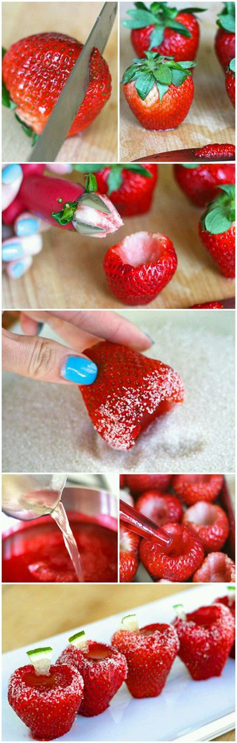 Strawberry jello + 3 oz lemon. Strawberry Daiquiri Jello Shots | Recipe | Yummy drinks ...