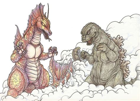 Godzilla Vs Titanosaurus Godzilla Godzilla Vs Kaiju
