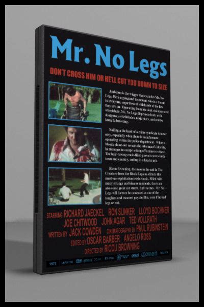 Mr No Legs Dvd Amazing Exploitation Trash Starring Stubby Villian