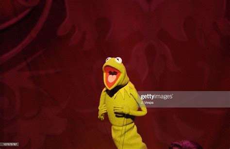Kermit The Frog Performs During The 25th Anniversary Of The Muppet